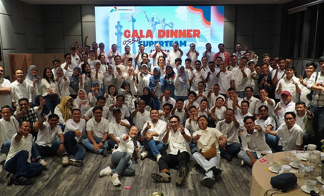 Foto bersama peserta Gala Dinner OSSA Pertamina Gas